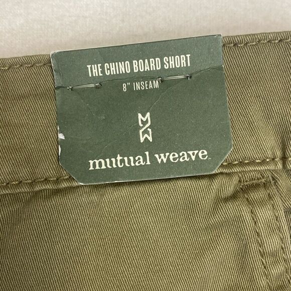 NWT Men’s Chino Board Short Green Size 42 with 8 Inch Inseam - Picture 3 of 6